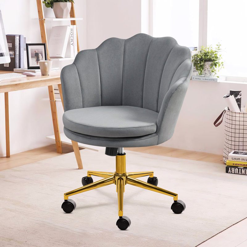 Wayfair velvet desk chair sales